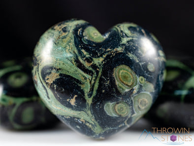 KAMBABA JASPER Crystal Heart - Self Care, Mom Gift, Home Decor, Healing Crystals and Stones, E1104-Throwin Stones