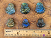 LABRADORITE Crystal Cabochon Happy Buddha - Crystal Carving, Jewelry Making, Home Decor, E1613-Throwin Stones