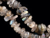 LABRADORITE Crystal Necklace - Chip Beads - Long Crystal Necklace, Beaded Necklace, Handmade Jewelry, E0799-Throwin Stones