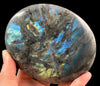 LABRADORITE Crystal Palm Stone - Worry Stone, Self Care, Healing Crystals and Stones, 52511-Throwin Stones