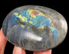 LABRADORITE Crystal Palm Stone - Worry Stone, Self Care, Healing Crystals and Stones, 52519-Throwin Stones
