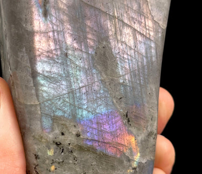 LABRADORITE Tower - Multi Colored Labradorite, Tumbled Crystals, Home Decor, Healing Crystals and Stones, 51195-Throwin Stones