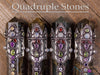 LABRADORITE Wand, Rainbow CHAKRA Crystals - Crystal Wand, Metaphysical, Reiki, E2083-Throwin Stones