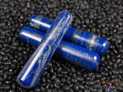 LAPIS LAZULI Crystal Massage Wand - Self Care Spa Gift, Healing Crystals and Stones, E1175-Throwin Stones