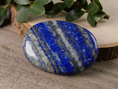 LAPIS LAZULI Crystal Palm Stone - Worry Stone, Self Care, Healing Crystals and Stones, E0961-Throwin Stones