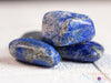 LAPIS LAZULI Tumbled Stones - Irregular - Tumbled Crystals, Self Care, Healing Crystals and Stones, E0884-Throwin Stones