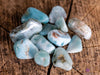 LARIMAR Crystal Chips - Small Crystals, Gemstones, Jewelry Making, Tumbled Crystals, E1712-Throwin Stones