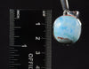 LARIMAR Crystal Pendant - Authentic Caribbean Stone Gemstone Polished and Set in a Sterling Silver Bezel, 53386-Throwin Stones