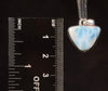 LARIMAR Crystal Pendant - Genuine, Handmade, Natural Blue Larimar Gemstone Cabochon Set in a Sterling Silver Bezel, 53395-Throwin Stones