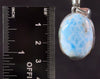 LARIMAR Crystal Pendant - Oval - Genuine Larimar Sterling Silver Gemstone Jewelry from Dominican Republic, 54087-Throwin Stones
