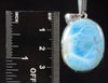 LARIMAR Crystal Pendant - Sterling Silver, Oval - Handmade Jewelry, Healing Crystals and Stones, 53404-Throwin Stones