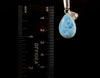 LARIMAR Crystal Pendant - Sterling Silver, Teardrop - Handmade Jewelry, Healing Crystals and Stones, 52264-Throwin Stones