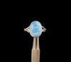 LARIMAR Crystal Ring - Sterling Silver Ring, Size 6.25 - Gemstone Ring, Fine Jewelry, 52283-Throwin Stones