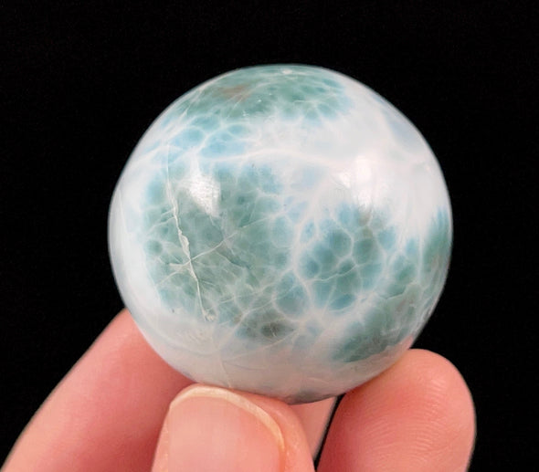 LARIMAR Crystal Sphere - Crystal Ball, Housewarming Gift, Home Decor, 52400-Throwin Stones