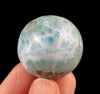 LARIMAR Crystal Sphere - Crystal Ball, Housewarming Gift, Home Decor, 52412-Throwin Stones