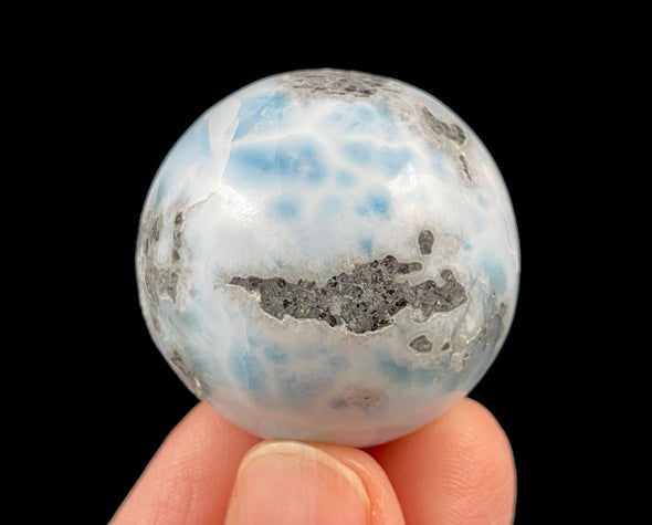 LARIMAR Crystal Sphere - Crystal Ball, Housewarming Gift, Home Decor, 52415-Throwin Stones