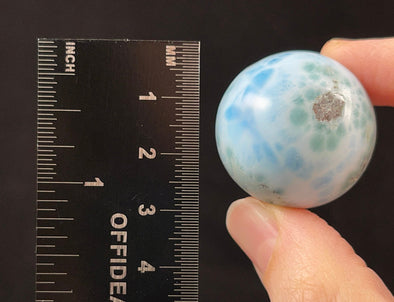 LARIMAR Crystal Sphere - Crystal Ball, Housewarming Gift, Home Decor, 52423-Throwin Stones