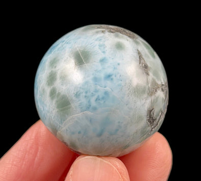 LARIMAR Crystal Sphere - Crystal Ball, Housewarming Gift, Home Decor, 52424-Throwin Stones