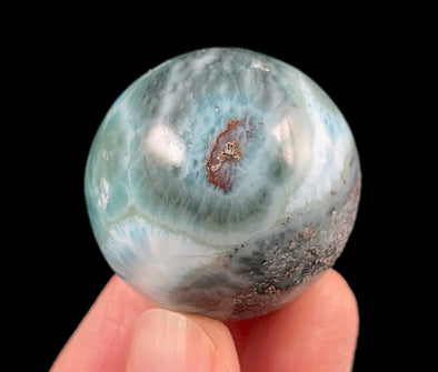 LARIMAR Crystal Sphere - Crystal Ball, Housewarming Gift, Home Decor, 52426-Throwin Stones