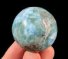 LARIMAR Crystal Sphere - Crystal Ball, Housewarming Gift, Home Decor, 52429-Throwin Stones