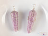 LEPIDOLITE Crystal Pendant - Wire Wrapped Crystal Necklace, Crystal Points, Handmade Jewelry, E0915-Throwin Stones