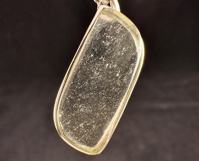LIBYAN DESERT GLASS Crystal Pendant - Sterling Silver - Fine Jewelry, Healing Crystals and Stones, 54340-Throwin Stones