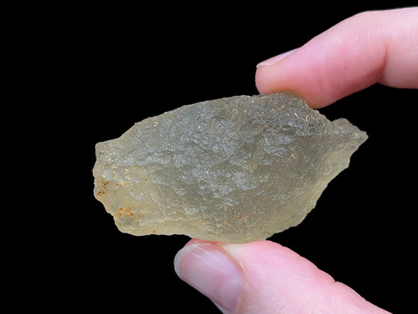 LIBYAN DESERT GLASS, Raw Crystal - Rare, 2A Grade, 21.1g - Metaphysical, Healing Crystals and Stones, 47222-Throwin Stones