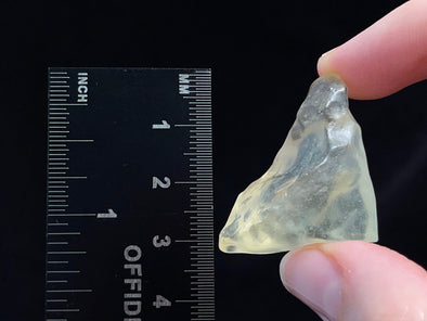 LIBYAN DESERT GLASS, Raw Crystal - Rare, 3A Grade, 13.6g - Metaphysical, Healing Crystals and Stones, 47002-Throwin Stones