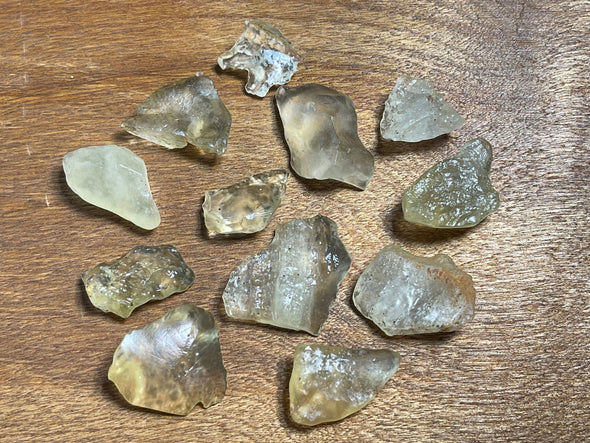 LIBYAN DESERT GLASS, Raw Crystals - Rare, 50g Lot - Unique Gift, Home Decor, Raw Crystals and Stones, 47190-Throwin Stones