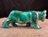 MALACHITE Crystal Lion - Crystal Carving, Housewarming Gift, Home Decor, Healing Crystals and Stones, 53113-Throwin Stones