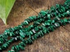 MALACHITE Crystal Necklace - Chip Beads - Long Crystal Necklace, Beaded Necklace, Handmade Jewelry, E0804-Throwin Stones
