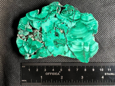 MALACHITE Crystal Slab - Green Malachite Stone, Jewelry Making, Unique Gift, Home Decor, 50402-Throwin Stones