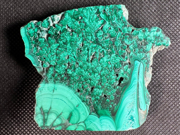 MALACHITE Crystal Slab - Green Malachite Stone, Jewelry Making, Unique Gift, Home Decor, 50406-Throwin Stones