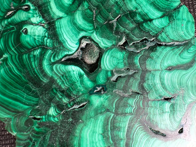 MALACHITE Crystal Slab - Green Malachite Stone, Jewelry Making, Unique Gift, Home Decor, 50421-Throwin Stones