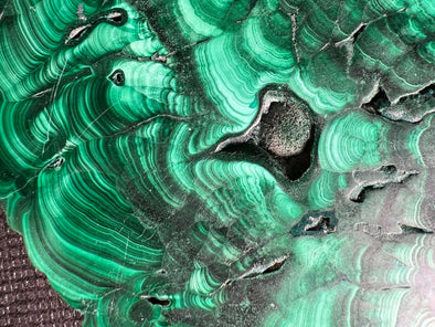 MALACHITE Crystal Slab - Green Malachite Stone, Jewelry Making, Unique Gift, Home Decor, 50421-Throwin Stones