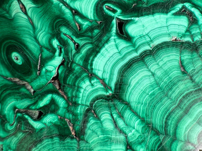 MALACHITE Crystal Slab - Green Malachite Stone, Jewelry Making, Unique Gift, Home Decor, 50422-Throwin Stones