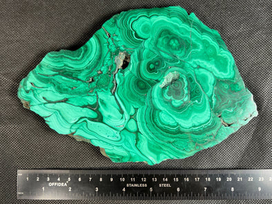 MALACHITE Crystal Slab - Green Malachite Stone, Jewelry Making, Unique Gift, Home Decor, 50427-Throwin Stones
