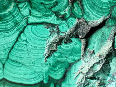 MALACHITE Crystal Slab - Green Malachite Stone, Jewelry Making, Unique Gift, Home Decor, 50429-Throwin Stones