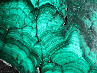 MALACHITE Crystal Slab - Green Malachite Stone, Jewelry Making, Unique Gift, Home Decor, 50430-Throwin Stones