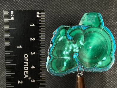 MALACHITE Crystal Slab - Green Malachite Stone, Jewelry Making, Unique Gift, Home Decor, 51574-Throwin Stones