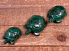 MALACHITE Crystal Turtle Family - Crystal Carving, Housewarming Gift, Home Decor, Healing Crystals and Stones, 53122-Throwin Stones