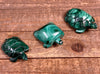 MALACHITE Crystal Turtle Family - Crystal Carving, Housewarming Gift, Home Decor, Healing Crystals and Stones, 53123-Throwin Stones