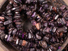 MANGANESE Crystal Bracelet - Chip Beads - Beaded Bracelet, Handmade Jewelry, Healing Crystal Bracelet, E1803-Throwin Stones