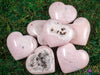 MANGANO CALCITE Crystal Heart, Pitted - Self Care, Mom Gift, Home Decor, Healing Crystals and Stones, E1888-Throwin Stones