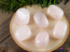 MANGANO CALCITE Tumbled Stones - Tumbled Crystals, Self Care, Healing Crystals and Stones, E1007-Throwin Stones