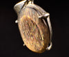 METEOR SUNSTONE Pendant - Sterling Silver, Oval - Genuine Rainbow Meteor Shower Sunstone Crystal Pendant from Tanzania, 53975-Throwin Stones