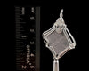 METEORITE Pendant - Ancient Muonionalusta Meteor, Herkimer Diamond - Wire Wrapped Crystal Necklace, Handmade Jewelry, 51522-Throwin Stones