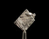 METEORITE Pendant - Rhodium Plated - Ancient Muonionalusta Meteor, Handmade Jewelry, Space Astronomy Gifts, 50258-Throwin Stones