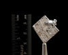 METEORITE Pendant - Rhodium Plated - Ancient Muonionalusta Meteor, Handmade Jewelry, Space Astronomy Gifts, 50259-Throwin Stones
