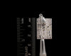 METEORITE Pendant - Rhodium Plated - Ancient Muonionalusta Meteor, Handmade Jewelry, Space Astronomy Gifts, 50270-Throwin Stones